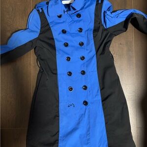 New York & Company Vibrant Blue Satin Fabric